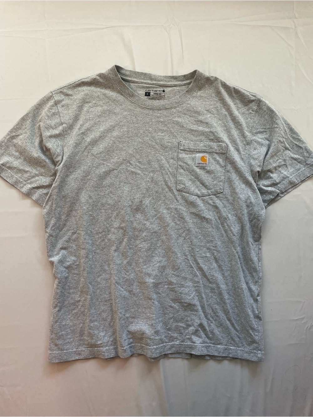 Grey Carhartt Pocket Tee